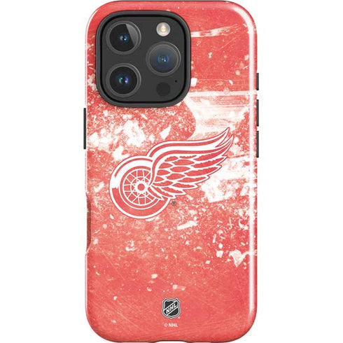 NHL Detroit Red Wings Frozen iPhone 16 Pro Impact Case